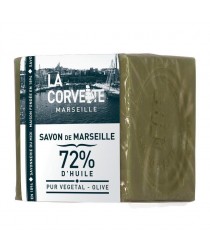 Марсельское мыло La Corvette Cube OLIVE 72% 300g 